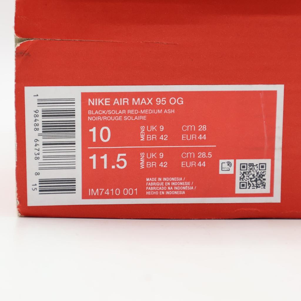 IM7410-001 Nike Air Max 95 OG Big Bubble Medium Ash/Solar Red ( Men's )
