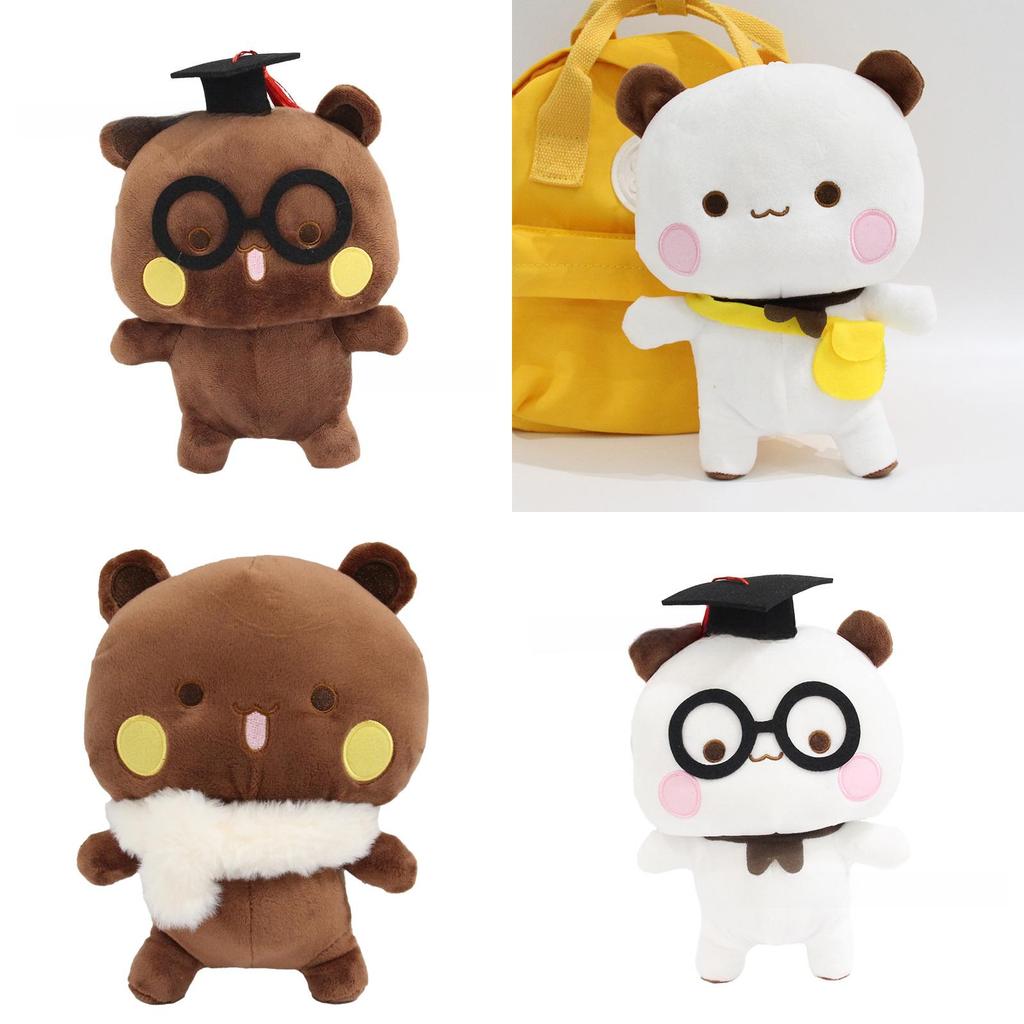 Panda Plush Toy With Soft Crystal Plush For Couple Gift And Home Decor