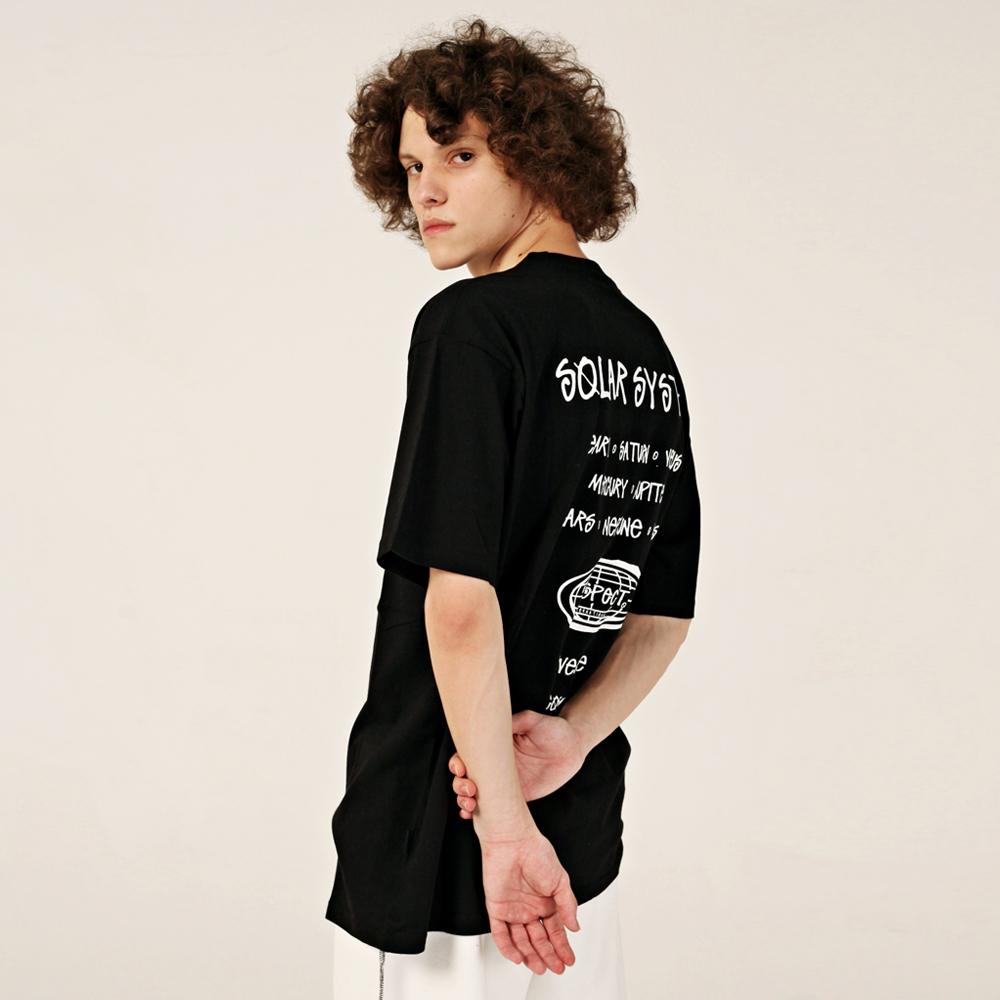 Respect Script Tee (Black) L