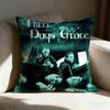 Three DDays Grace SINGER Pillow Case Linen Pillow Covers Cover For Couch Living Room Bench Patio Floor Linen Home Decor