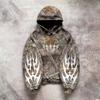 Foreign trade new camouflage 3D print hooded jacket, sweatshirt, loose unisex pullover, street trend