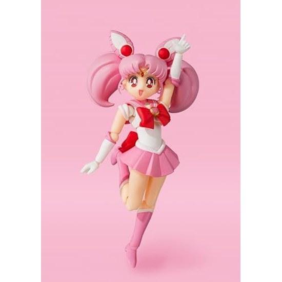 TAMASHII NATIONS S.H. Figuarts Pretty Soldier Sailor Moon Chibi - Animation Color Edition Approximately 140mm ABS PVC Painted Movable Figure BAS62983