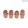12Pcs/Set 1:12 Miniature Handmade Red Clay Flower Pot Dollhouse Garden Home