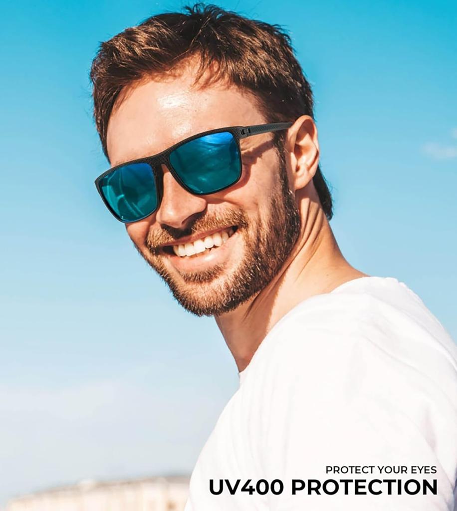 Polarized Sunglasses For Men Lightweight Sun Glasses With Uv Protection For Driving Fishing Golf