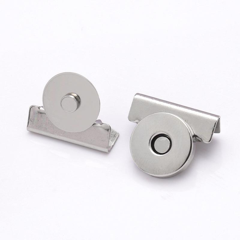 5 пар сумочных кнопок-застежек Магнитная пряжка Кнопка-застежка для сумки Скрытая пуговица Кнопка-застежка без шва 2 pairs серебряный