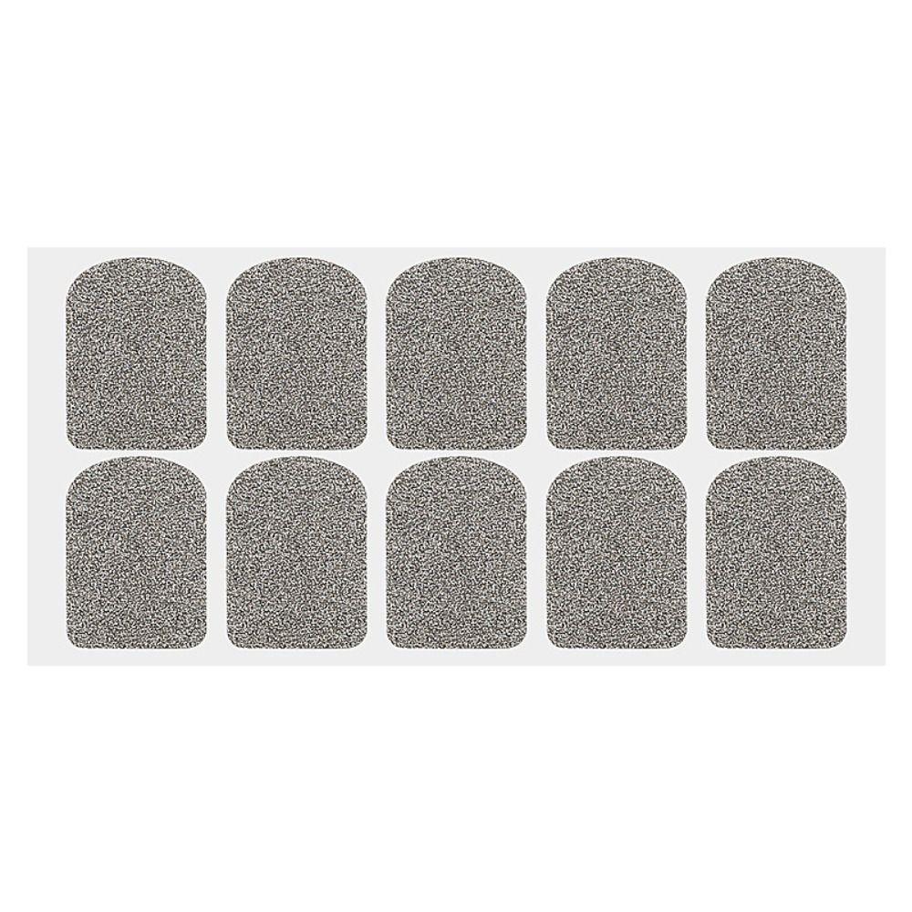 10pcs Ultra Thin Gaming Finger Stickers Self-adhesive Sensitive Touch Conductive Stickers Anti Sweat Touch Screen Film E-Sports
