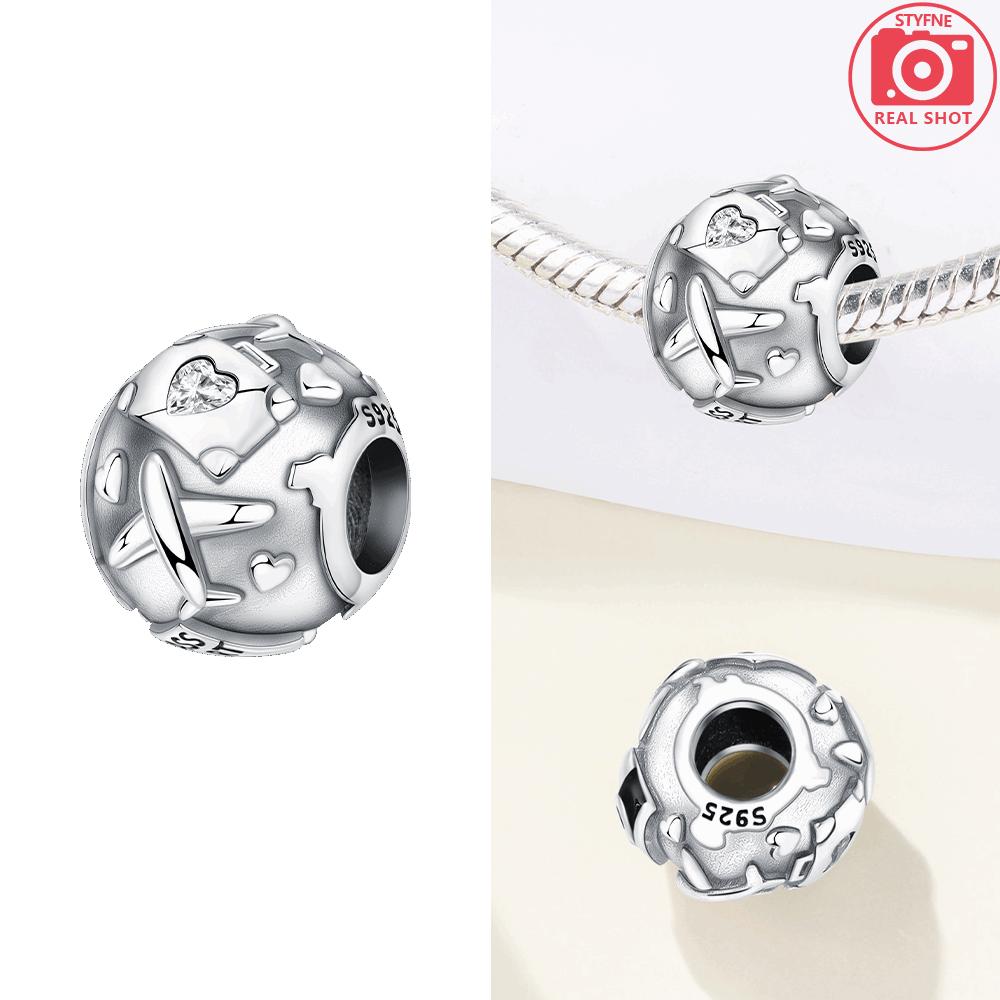 Exquisite Original Copper Peace Dove Love Travel Bead Jingle Bells Stars Moon Paws Beads Fit Bracelet Women Jewelry Gift Diy