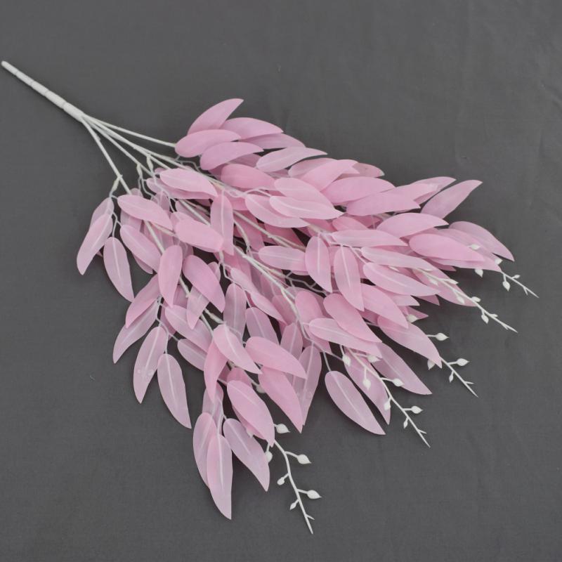 

Искусственный букет из ивы для свадьбы, домашнего сада, вазы, украшения, растения, венок, многоразовый. Шелк, который легко чистить, не имеет запаха розовый