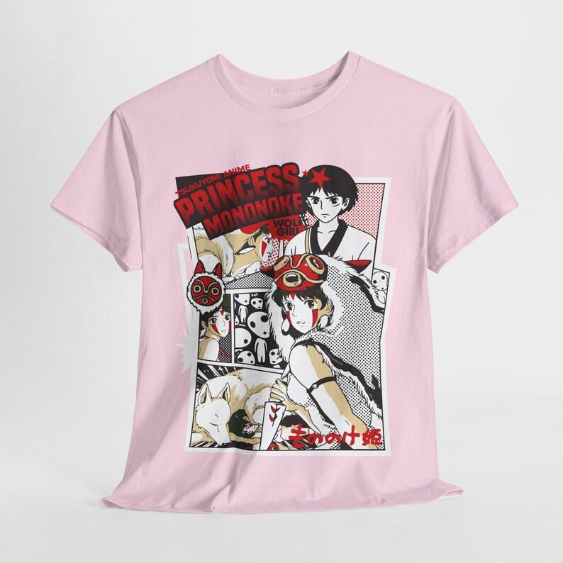 Princess Mononoke Short Sleeve Print Tshirt Clothing Tee Women Cotton T Shirt Fashion Summer Tops Y2k Short Sleeves Classic