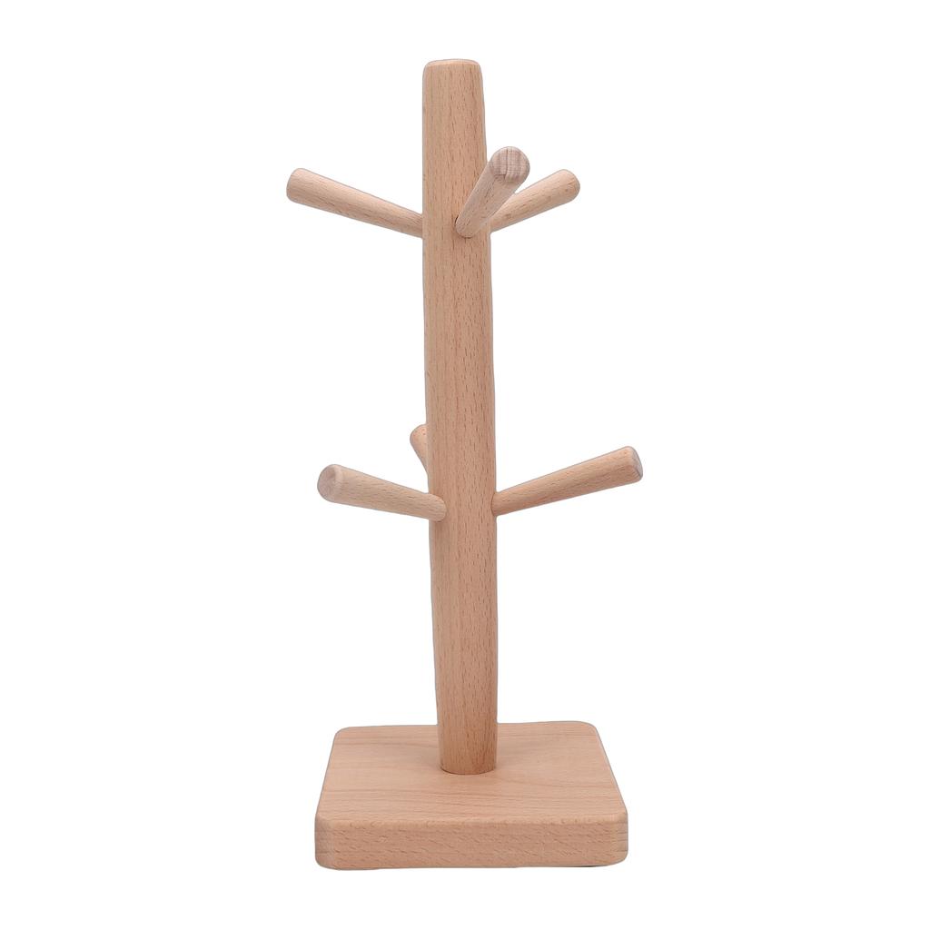 Mug Holder Tree 6 Hooks Decorative Non Slip Multifunction Coffee Cup Tree for Countertop