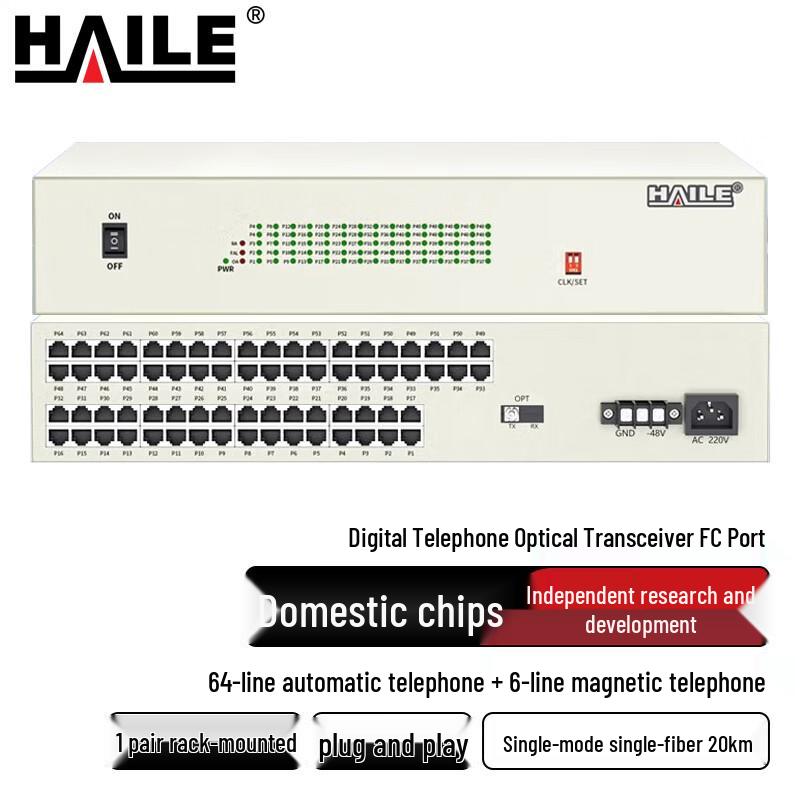 HAILE Digital Telephone Fiber Optic Multiplexer