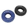 2Pcs Blue Black Rubber Tire Dog Chew Toy Safe Tire Shape Rubber Pet Chew Toy for Medium Large Dogs