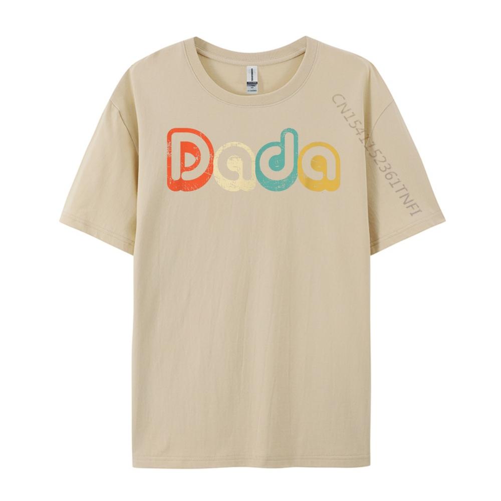 Father Day For New Dad Him Papa Grandpa Dada Graphic Tee Cotton Funny T Shirts
