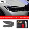 For BMW F30 F31 G20 F10 F11 G30 F40 F32 F22 F36 F07 F34 G32 G11 G15 Car Headlight Tint Smoked Black Protective Film TPU Sticker