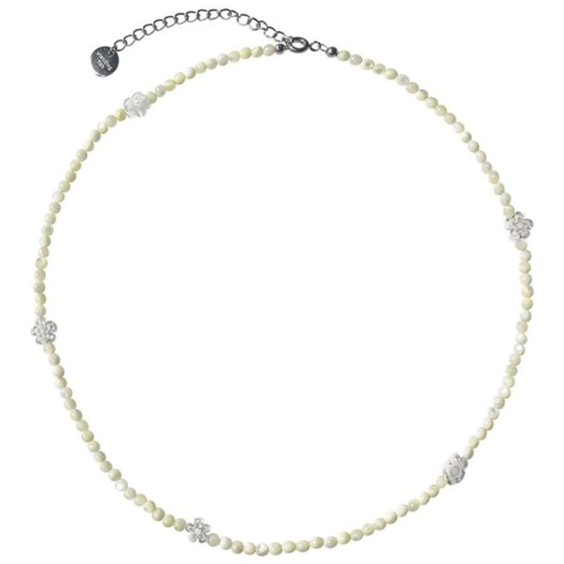 standingfish flower bed necklace Y4