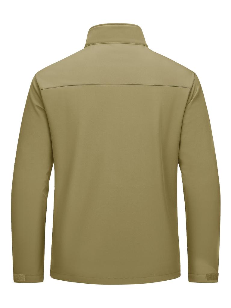 KEFITEVD Winter Winddichte Jacke mit Fleece und Militärischer Taktischer Jacke für Camping und Größe XL Herren Kälteschutzfutter, Wasserabweisend,