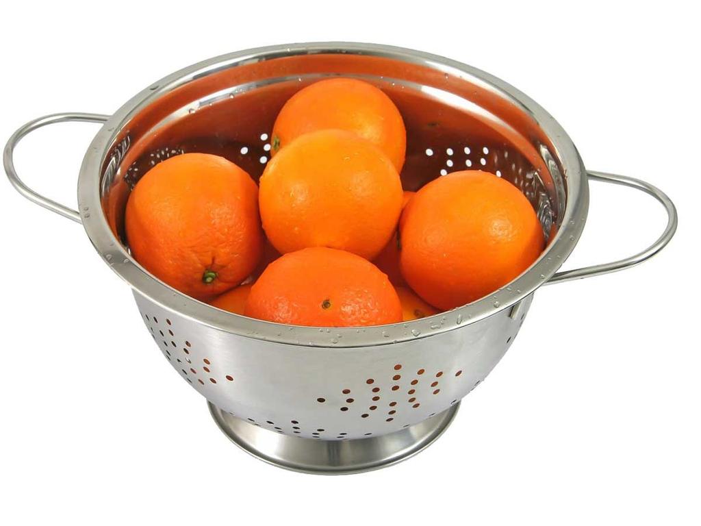 Deep steel colander 24cm KINGHOFF KH-1237