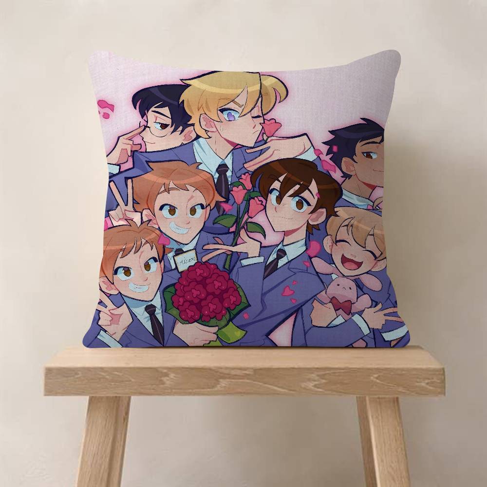 O-Ouran High S-School Host Club Personalized Pillow Dust Cover Bedroom Kids Party Decoration Pillowcase Birthday Children Gift