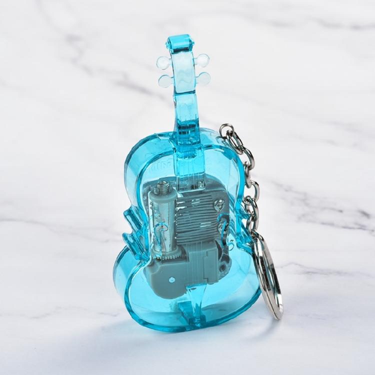 Elegant Small Violin Music Box Keychain Elegant Key Ornament Suitable for Art Lovers and Stylish Home Decorations