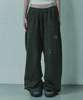 UPDRAFT Cut-Out Line Rivet Washed Track Pants [Warm Gray]