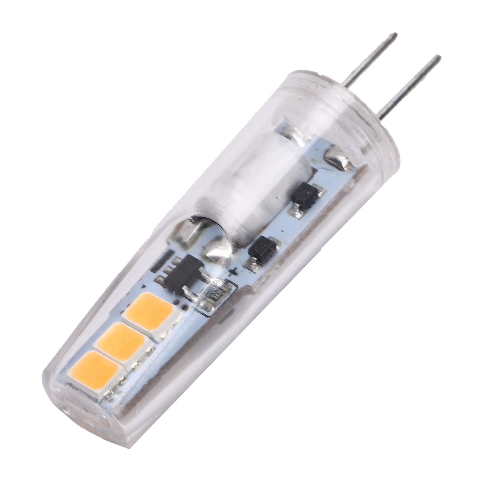 

2W 200LM 2835 G4 Bulb AC DC 12V Mini PC Lamp Bulb for Home Chandelier Ceiling LampsWarm White 2700K‑3200K