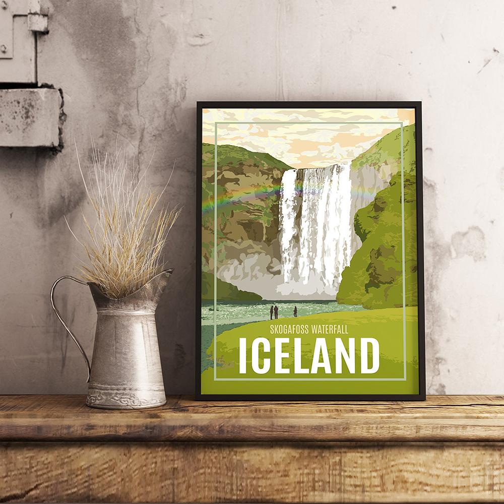 Travel Scenery Canvas Paintings Vintage Spain Denmark Moscow Norway Picture Landscape Wall Art Poster For Living Room Home Decor