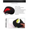 Bicycle Saddle No Nose Bicycle Saddle Mountain Bike Thickened Super Soft Cushio - JA