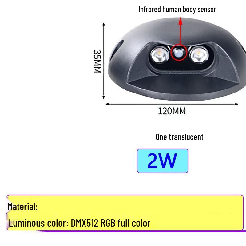 UOSU Motion Sensor Stainless Steel Path Light