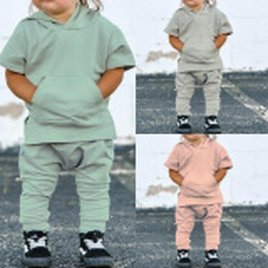 2026 Summer Sports Set for Boys & Girls: Short Sleeve T-shirt and Shorts Two-Piece Set for Toddlers and Children