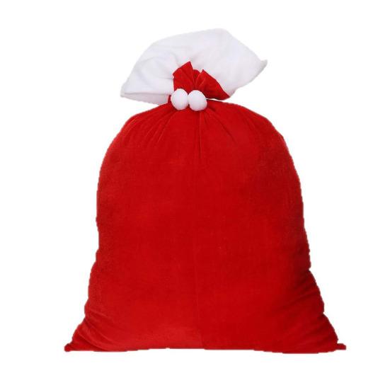 Weihnachtsgeschenktüten Groß Kordelzug Geschenkbeutel für Nikolaussack Süßigkeiten Geschenkaufbewahrung Festlich