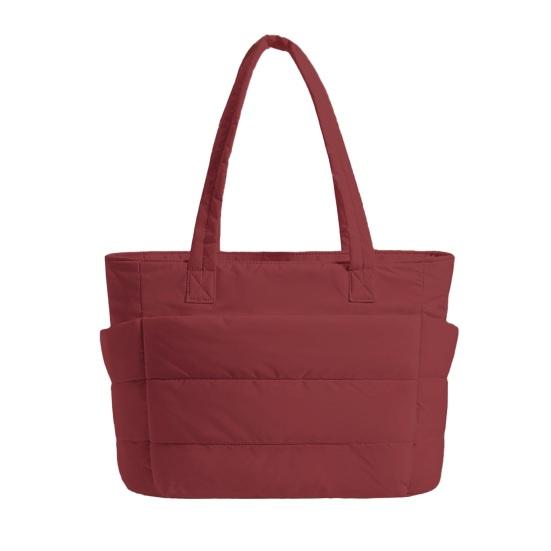 Umhängetasche Damen Gesteppte Tragetasche Große Kapazität Leichte Wasserdichte Handtasche mit Mehreren Taschen Laptop Arbeit Reisen Fitnessstudio Tragetasche