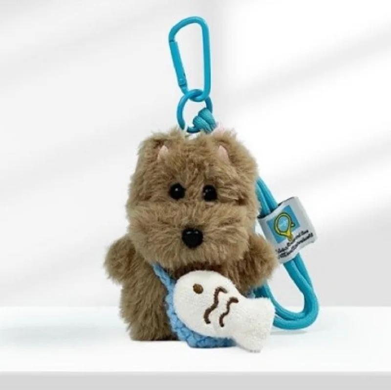 

Bag Ornament Decoration Pendant Cute Plush Corgi Keychain Car Interior Decoration Backpack Charm Hanging синій