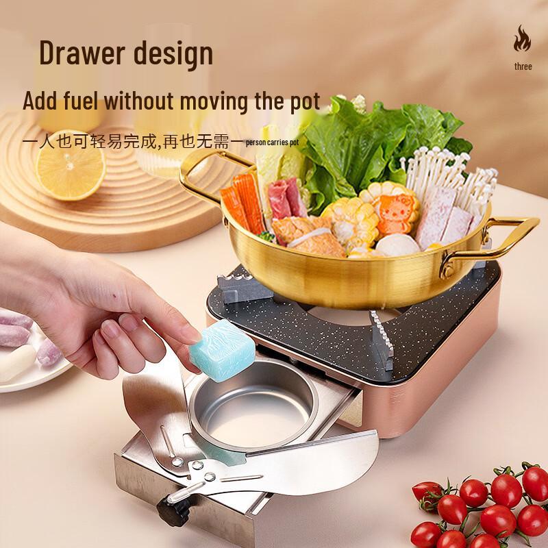 Mini Hot Pot Alcohol Stove with Maifan Stone Pot