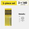 Round Half Round Flat Square Triangle Hand File Set Alloy Steel Precision Files for Metal Woodwork Wood Carving Tool Kit Set DIY