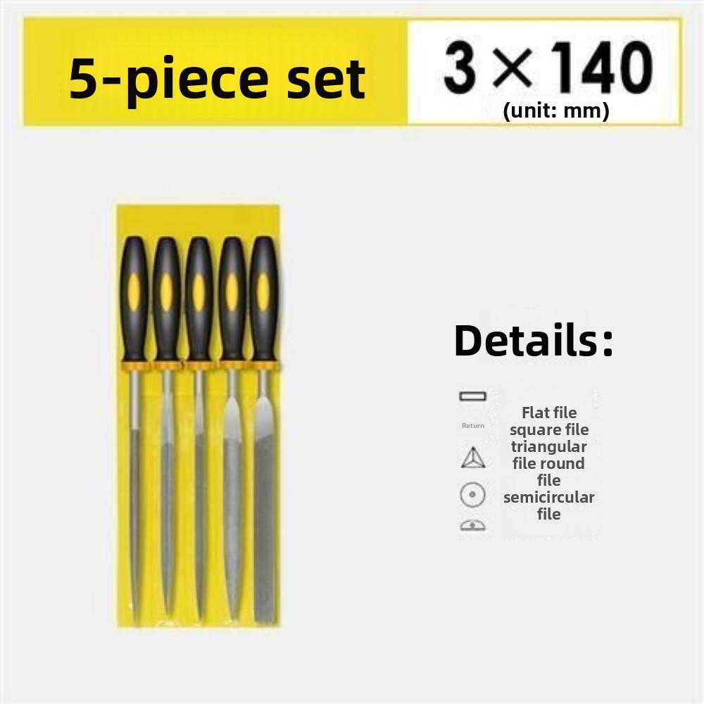 Round Half Round Flat Square Triangle Hand File Set Alloy Steel Precision Files for Metal Woodwork Wood Carving Tool Kit Set DIY