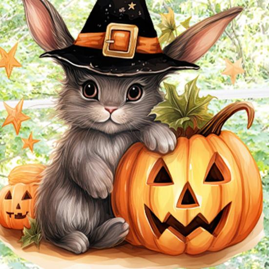 Halloween Window Sticker Removable Static Cling Sticker Cartoon Animal Dwarf