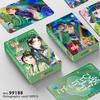 Anime Laser Lomo Cards Cartoon Character Holographic Photocard Kawaii Stationery Gift