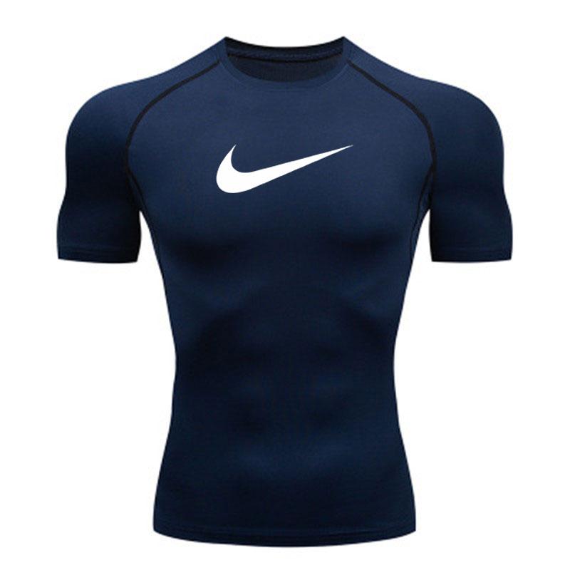 Men's Quick Dry Compression Athletic T-shirt Breathable Stre