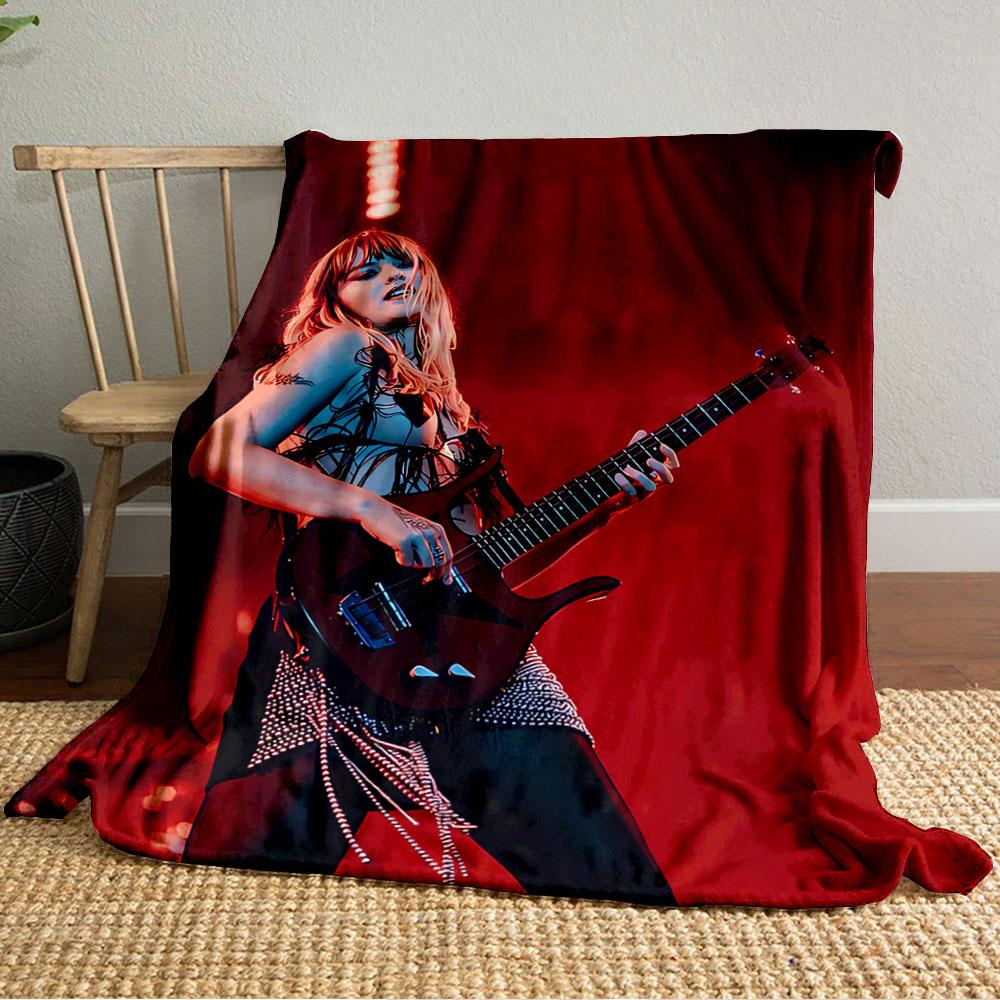 Rockstar Red Guitar Blanket for all seasons blanket lunch break throw gift
