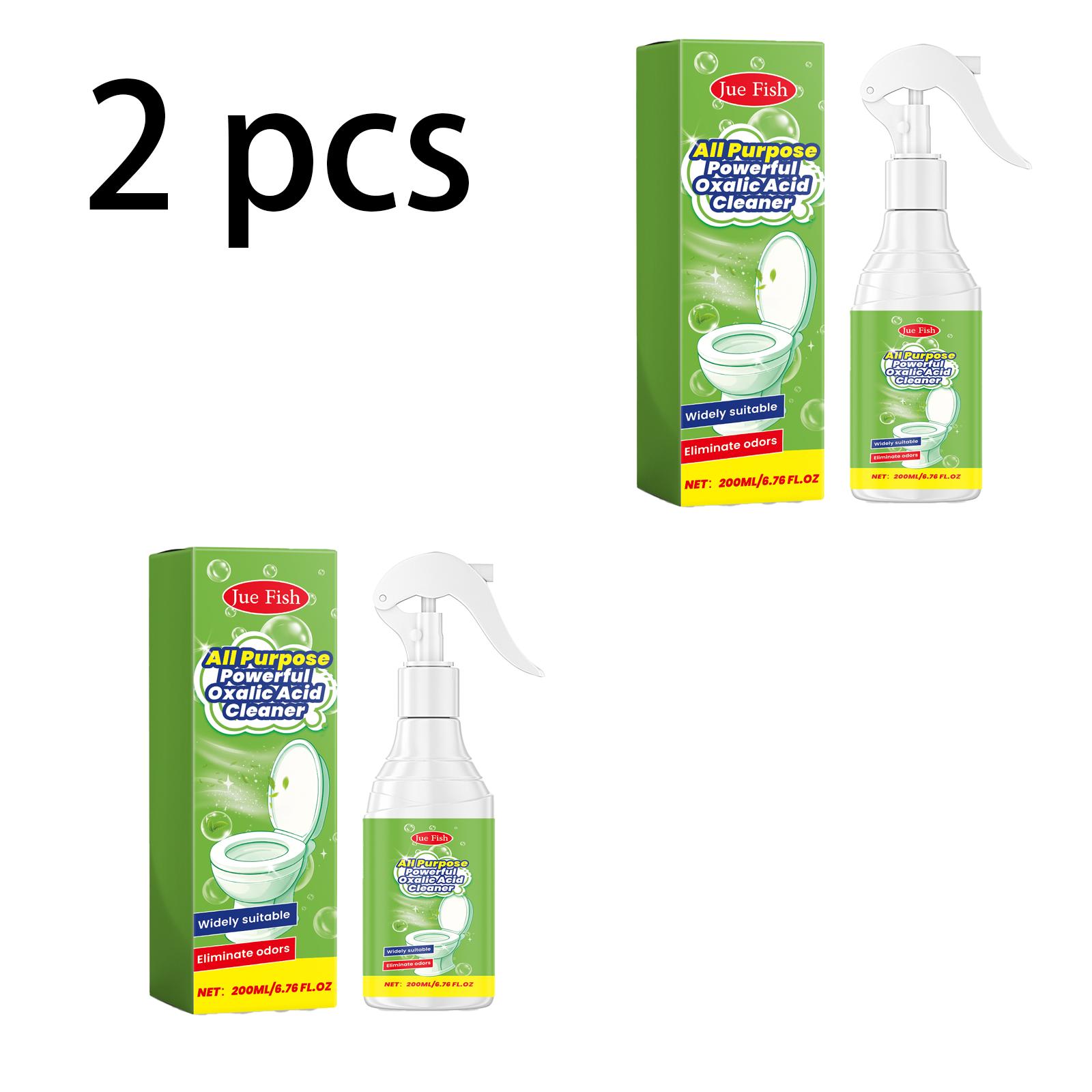 

Jue Fish Multi-Purpose Household Cleaning Spray, Deep Bathroom and Kitchen Cleaner, Household Stain and Oil Remover 200ml