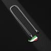 Stainless Steel Somaliland Map Pendant Retro Necklaces National Style Flag Map Dripping Oil Clavicle Chain Jewelry Gift