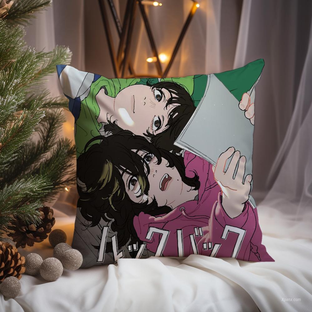 Anime Look Back S-Suddenly Cushion Cover Premium Comfort Reversible Pillow Cove -Two In One Design for Any Room & Car Interior