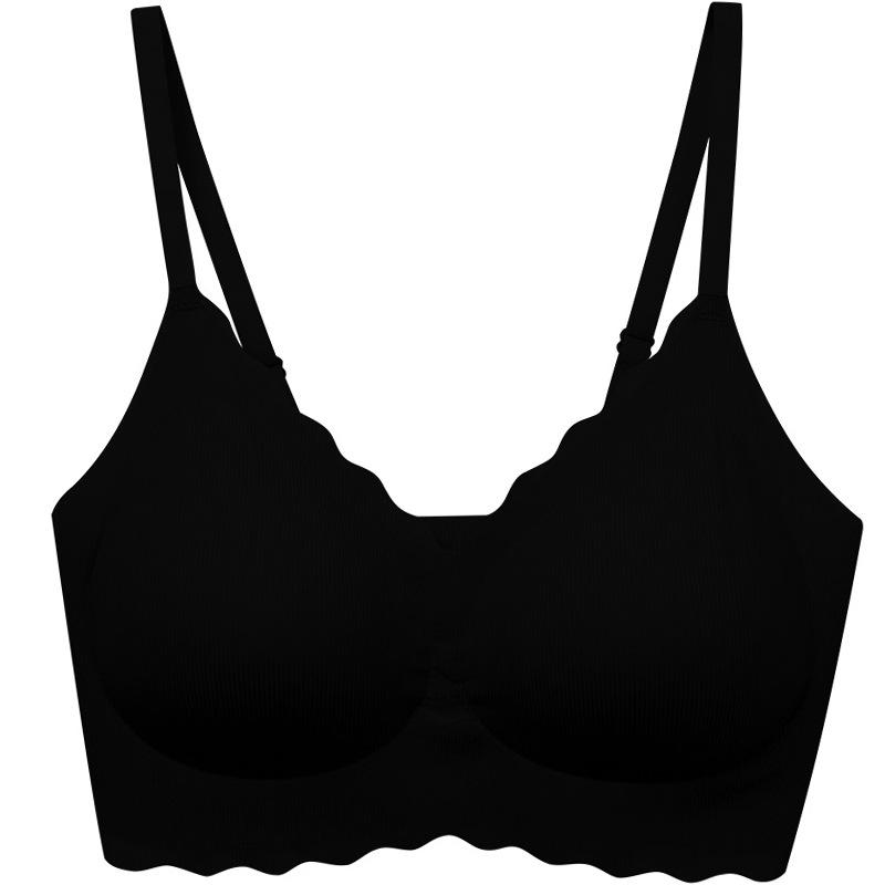 [Lycra] Ice silk seamless milk without steel ring gathering special thin beauty back text