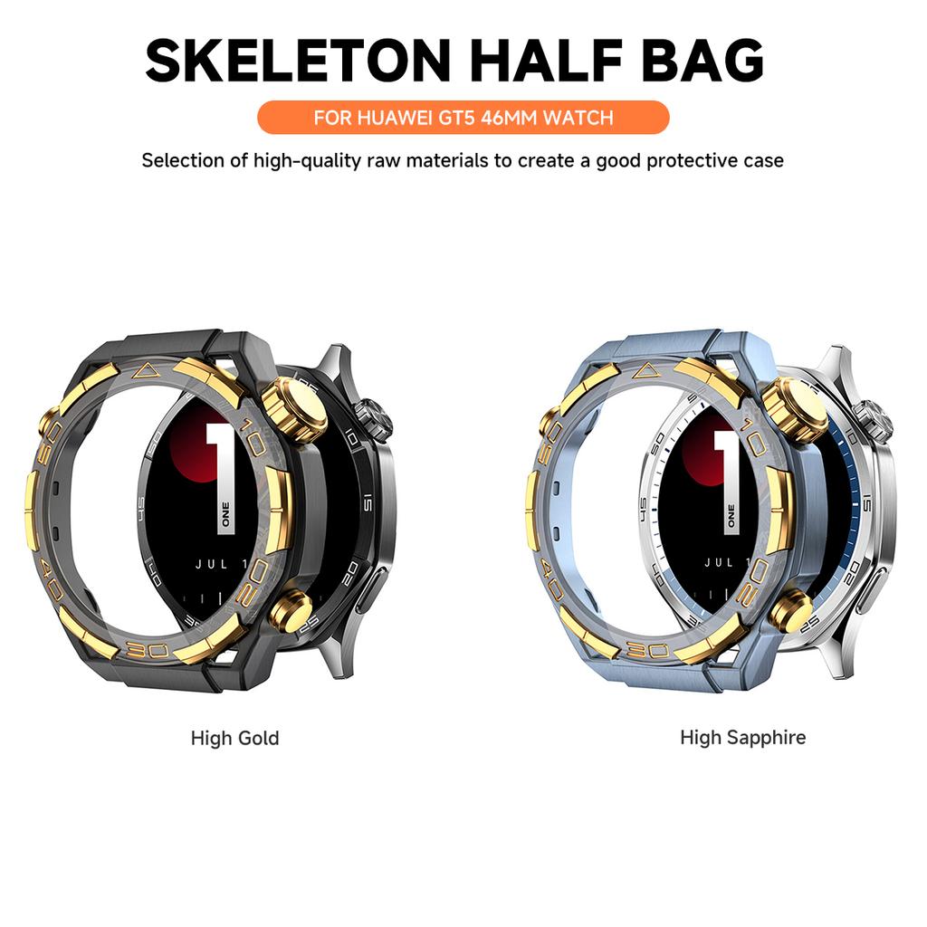 Twarde Etui Na Huawei Watch GT 5 46mm / 5 Pro 46mm Zmień Na Ultimate Case Osłona Zderzaka Ochronna PC Akcesoria (bez szkła)