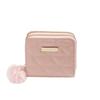 Triangle Rhombus Embroidered Solid Color Double Zipper Clutch Document Bag 2026