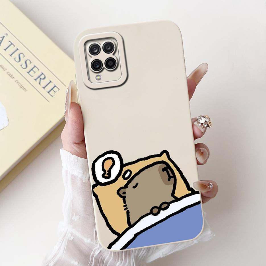 For Samsung Galaxy A22 4G Case SM-A225F Cute Panda Cartoon Cover Shockproof Phone Case For Samsung A22 A 22 5G A226B Soft Fundas