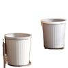 Large Capacity Lidless Waste Paper Basket for Home: Stylish and Durable for Living Room, Kitchen, Bedroom, Bathroom, and Dorm.