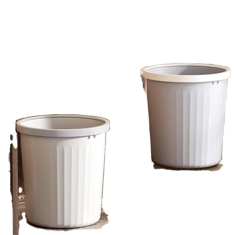 Large Capacity Lidless Waste Paper Basket for Home: Stylish and Durable for Living Room, Kitchen, Bedroom, Bathroom, and Dorm.