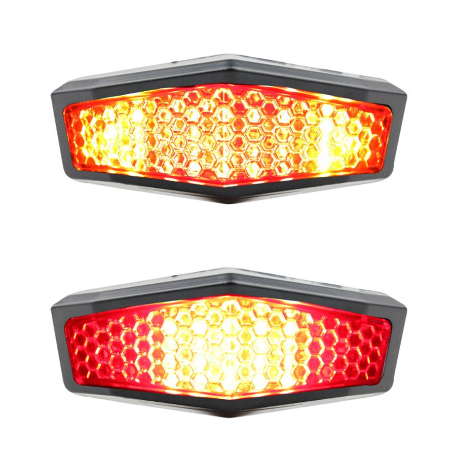 12V 5In1 Motorcycle ATV LED Rear Tail Brake Stop Signal Lamp Turn Signal Light