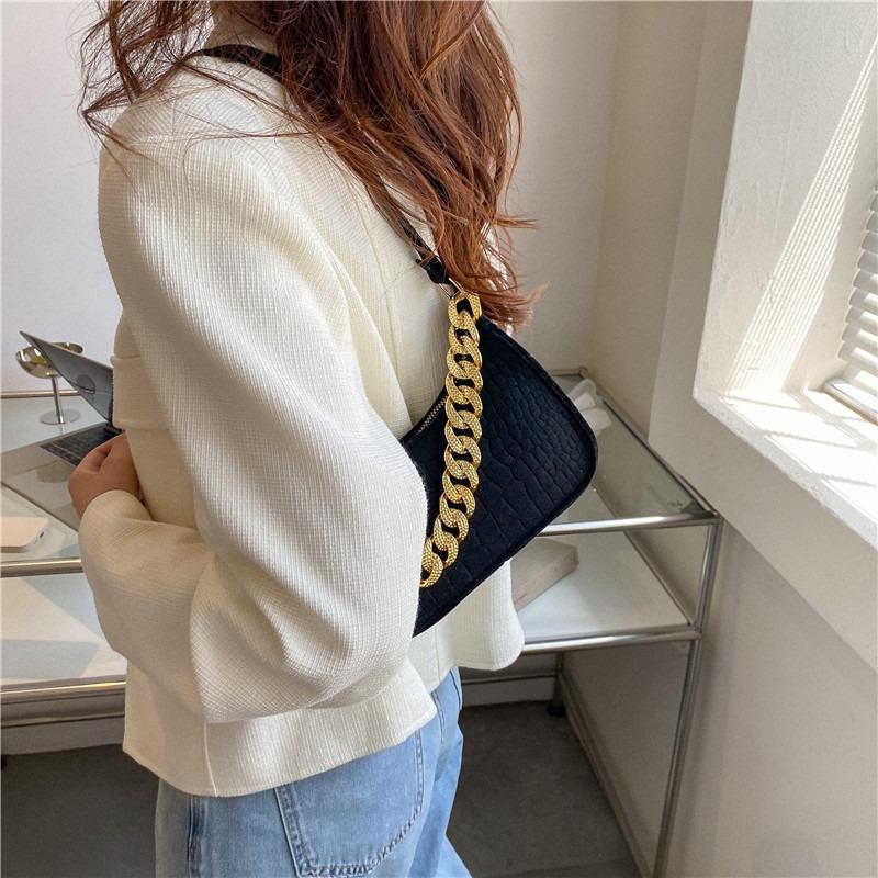Bag Summer New Fashion Trend Niche Design Chain Handbag Simple Casual Fashion Armpit Bag